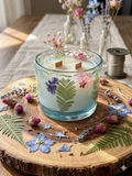Eternal Bloom | Handcrafted Botanical Gel & Soy Hybrid Candle