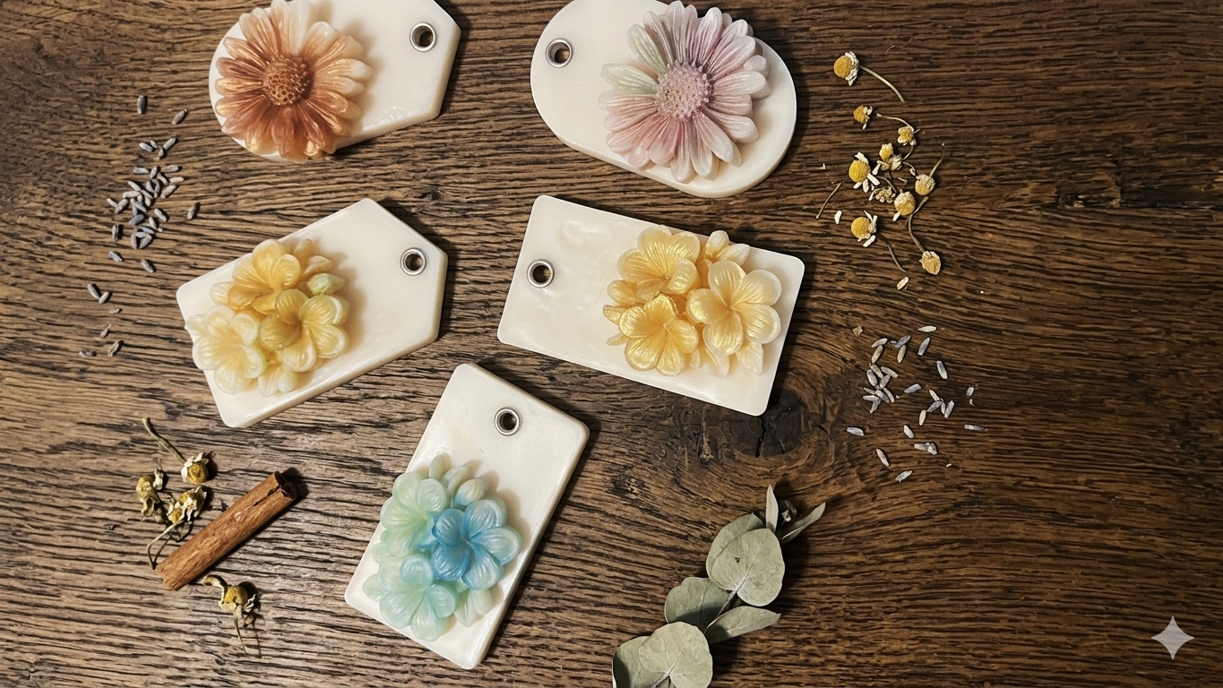 Blossom & Breathe – Artisan Floral Botanical Wax Tablet