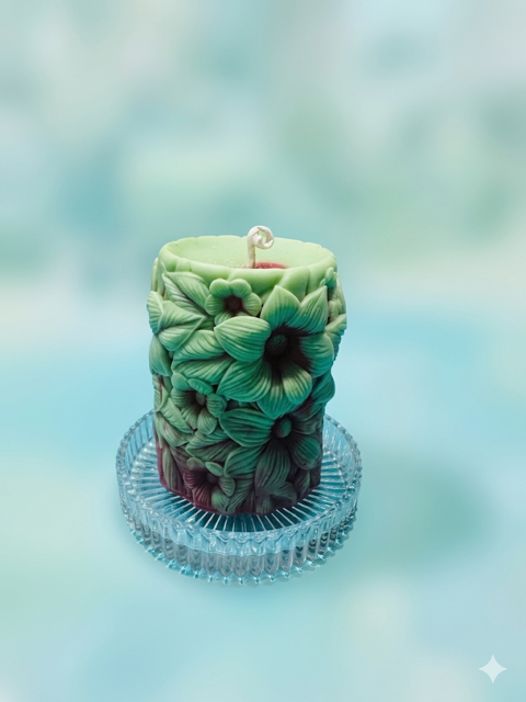 Verdant Blossom Candle